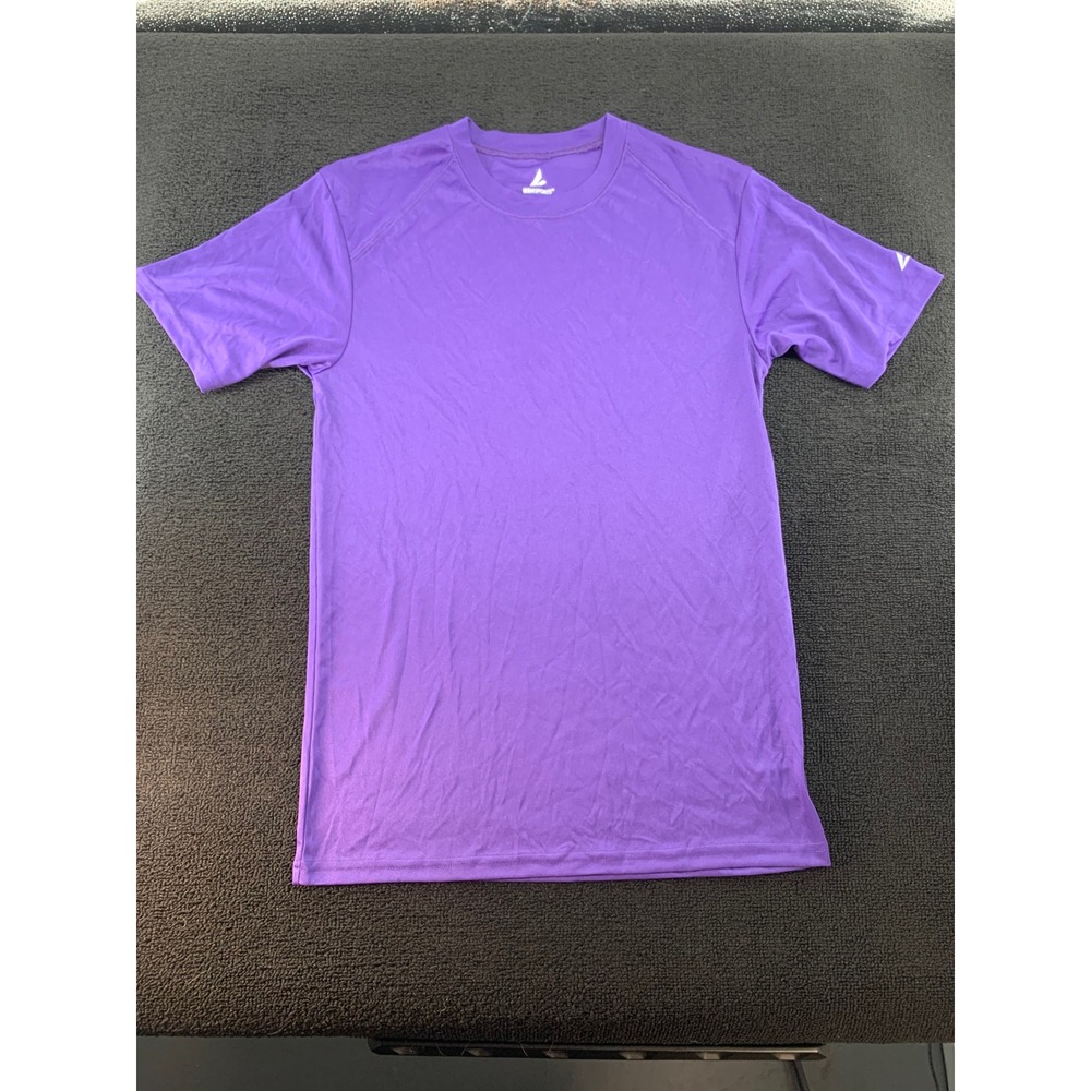BSN SPORTS Performance Apparel Purple Short Sleeve T Shirt Size Small‎ Athletic
